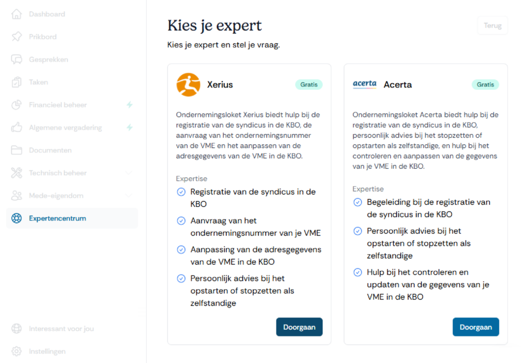 vme oprichten in openvme