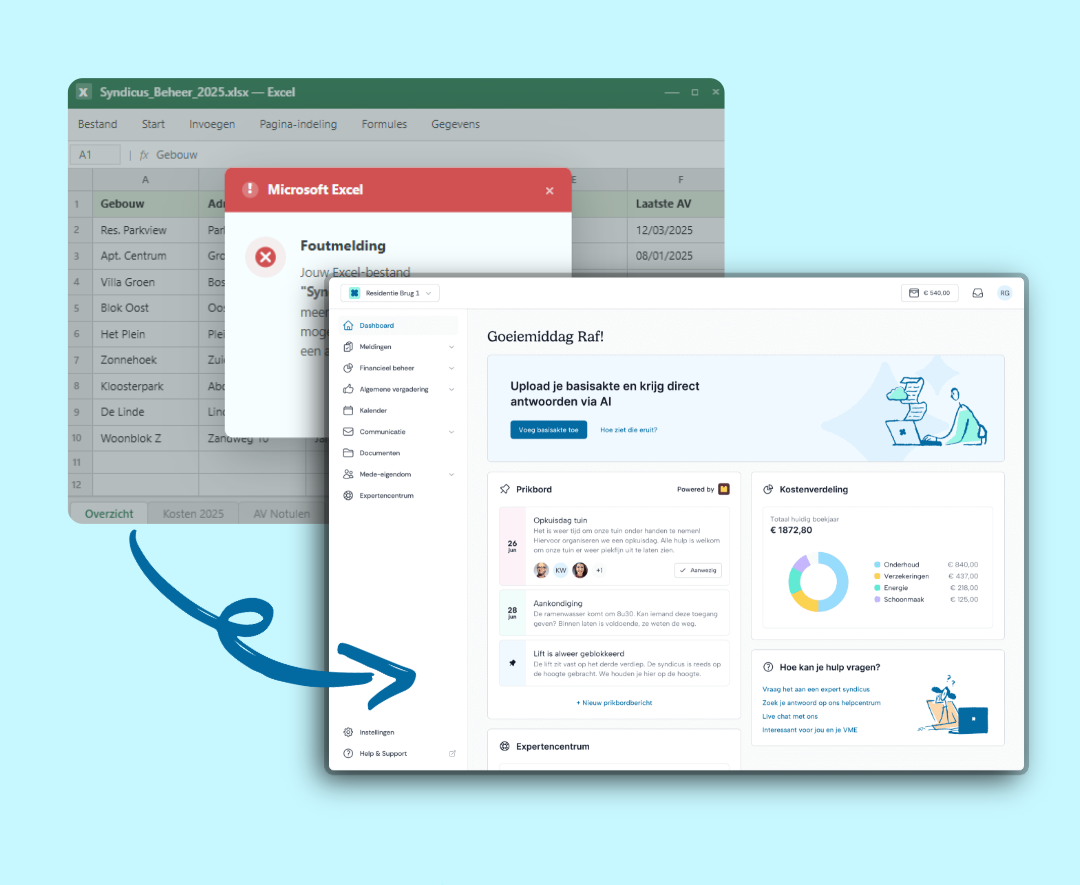 Excel vs. OpenVME: wat is de beste keuze voor jouw VME-boekhouding?