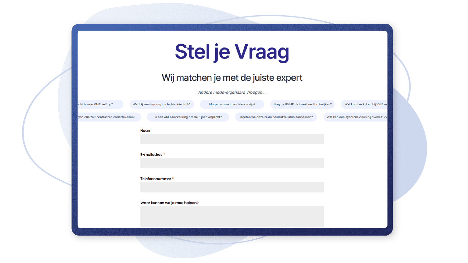 expert vragen
