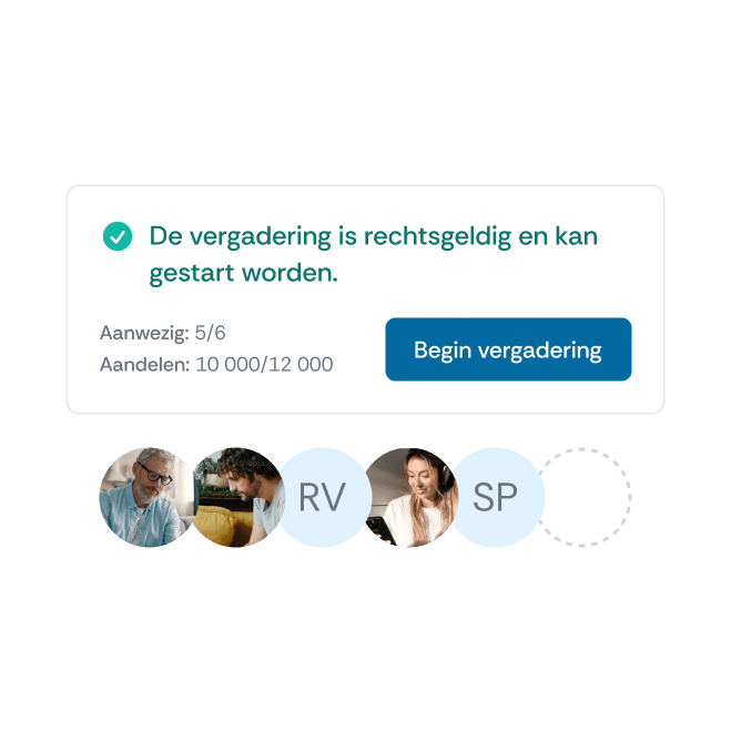 vergadering syndicus